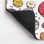 Donuts nahtloses Muster Mousepad (Ecke)