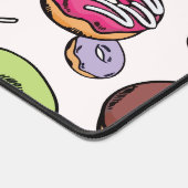 Donuts nahtloses Muster Schreibtischunterlage (Ecke)