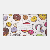 Donuts nahtloses Muster Schreibtischunterlage (Tastatur & Maus)