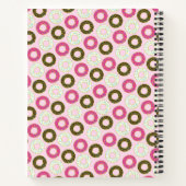 Donuts Niedlich Kid's Doughnut Notizblock (Rückseite)