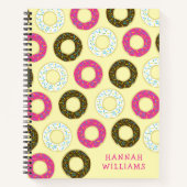 Donuts Niedlich Kid's Doughnut Notizblock (Vorderseite)