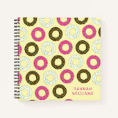 Donuts Niedlich Kid's Doughnut Notizblock (Vorderseite)