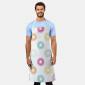 DONUTS Niedliche glasierte Donuts w Sprinklen Schürze (Getragen)