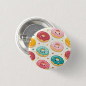 Donuts Pattern Button (Vorne & Hinten)