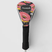 Donuts Pattern Golf Headcover (Vorderseite)