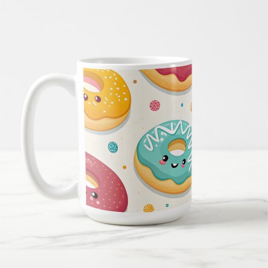 Donuts Pattern Kaffeetasse (Links)