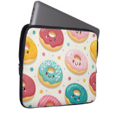 Donuts Pattern Laptopschutzhülle (Vorne Rechts)