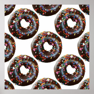 Donuts Pattern Poster