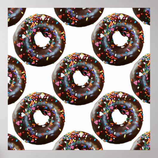 Donuts Pattern Poster (Vorne)
