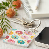 Donuts Pattern Schlüsselanhänger (Vorderseite rechts)