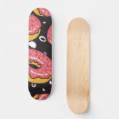 Donuts Pattern Skateboard (Vorderseite)