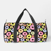 Donuts Pink Blue Lila Duffle Bag (Rückseite)