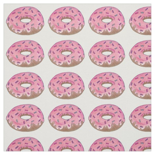 Donuts Pink Zuckerguss Doughnut Sprinkles Junk Foo Stoff (Muster)