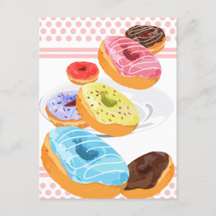 Donuts Postkarte