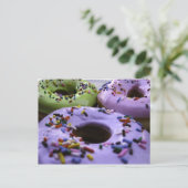 Donuts Postkarte (Stehend Vorderseite)