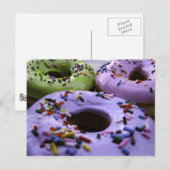 Donuts Postkarte (Vorne/Hinten)