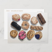 Donuts Postkarte (Vorne/Hinten)