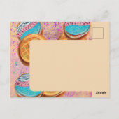 Donuts Postkarte (Rückseite)