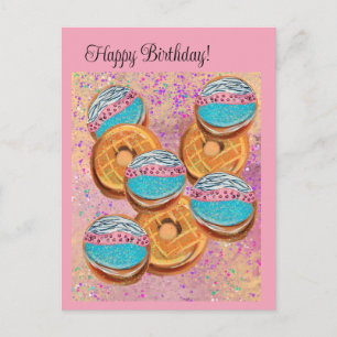 Donuts Postkarte