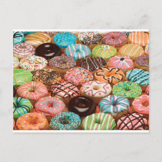 Donuts Postkarte (Vorderseite)