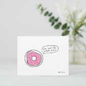 Donuts-Postkarte Postkarte (Stehend Vorderseite)