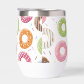 Donuts rosa blau und Bissen Schokoladenmuster (Rechts)
