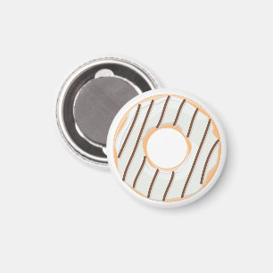 Donuts rosa blau und Bissen Schokoladenmuster Magnet
