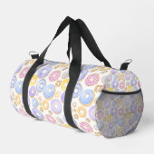 Donuts Rosa, Blau und Lila Duffle Bag (Rechte Ecke)