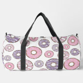 Donuts, rosa Donuts, Lila Donuts Duffle Bag (Vorderseite)
