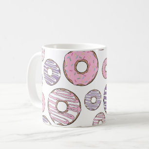 Donuts, rosa Donuts, Lila Donuts Kaffeetasse