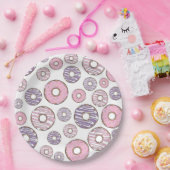 Donuts, rosa Donuts, Lila Donuts Pappteller (Party)