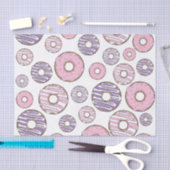 Donuts, rosa Donuts, Lila Donuts Seidenpapier (Handwerk)