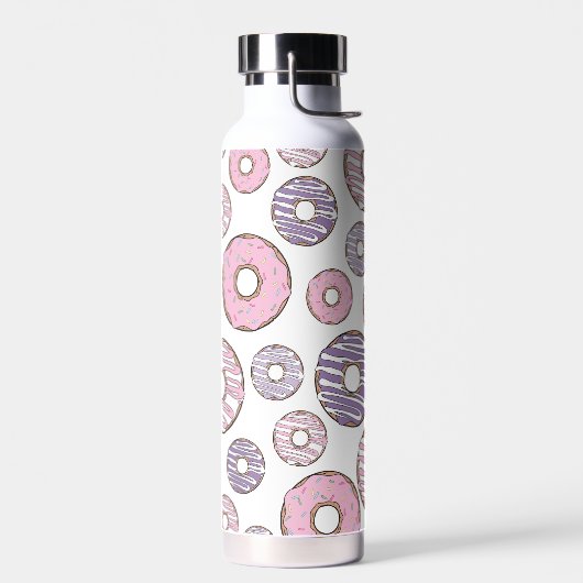 Donuts, rosa Donuts, Lila Donuts Trinkflasche (Links)