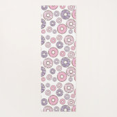 Donuts, rosa Donuts, Lila Donuts Yogamatte (Rückseite)