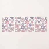 Donuts, rosa Donuts, Lila Donuts Yogamatte (Vorderseite (Horizontal))