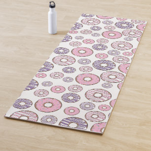 Donuts, rosa Donuts, Lila Donuts Yogamatte