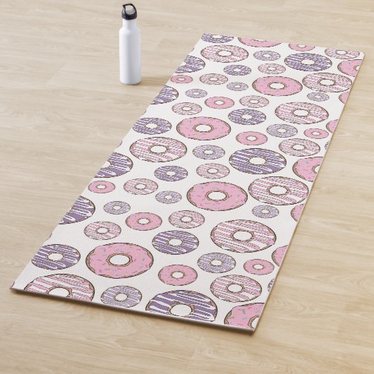Donuts, rosa Donuts, Lila Donuts Yogamatte (Beispiel)