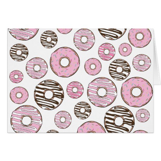 Donuts, rosa Donuts, weiße Donuts (Vorderseite (Horizontal))