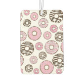 Donuts, rosa Donuts, weiße Donuts Autolufterfrischer (Rückseite)