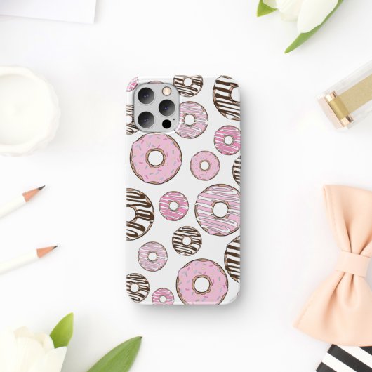 Donuts, rosa Donuts, weiße Donuts Case-Mate iPhone Hülle