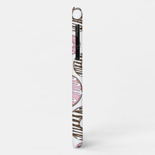 Donuts, rosa Donuts, weiße Donuts Case-Mate iPhone Hülle (Hinten/Links)