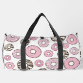 Donuts, rosa Donuts, weiße Donuts Duffle Bag (Rückseite)