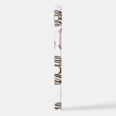 Donuts, rosa Donuts, weiße Donuts iPhone Hülle (Rechte Seite)