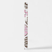 Donuts, rosa Donuts, weiße Donuts iPhone Hülle (Linke Seite)