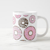 Donuts, rosa Donuts, weiße Donuts Jumbo-Tasse (Rechts)