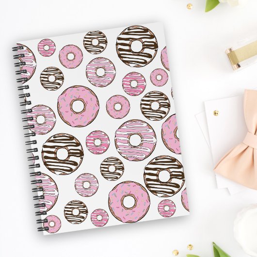 Donuts, rosa Donuts, weiße Donuts Planer
