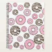 Donuts, rosa Donuts, weiße Donuts Planer (Vorderseite)
