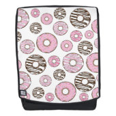 Donuts, rosa Donuts, weiße Donuts Rucksack (Vorderseite)