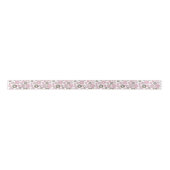 Donuts, rosa Donuts, weiße Donuts Satinband (Vorderseite)