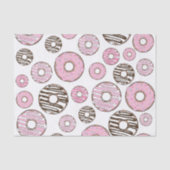 Donuts, rosa Donuts, weiße Donuts Seidenpapier (Vorderseite)